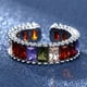 thumbnail image 4 of Monstrate Anillos de cobre para mujer, anillos ajustables, regalos de moda, anillo llamativo para niñas, anillo de apertura de moda Ropa, zapatos y accesorios Miscelánea Arcoíris, 4 of 6
