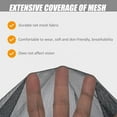 thumbnail image 4 of HOMEYA Mosquito Head Net Hat,UPF 50+ Sun Protection Wide Brim Sun Hats with Neck Flap,Bug Net for Head Beekeeping Hiking Men & Women, 4 of 10
