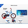 thumbnail image 6 of Concord Bikes 16-inch Kids' Unisex Bike, Blue, Fits Riders 42-48 in, 6 of 6