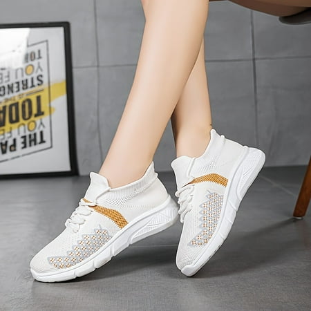 

Soft Sole Lightweight Weaving Sports Shoes Anti Slip Mesh Lace Up Outdoor Trail Walking Running Sneakers Women s Footwear