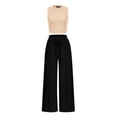thumbnail image 1 of Conjunto de Ropa Casual para Mujer PRETTYGARDEN Top Corto y Pantalones XL, 1 of 8