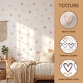 thumbnail image 2 of REGALWOVEN 64pcs Heart Shape Wall Stickers for Bedroom Living Room Decoration Girls Room Nursery Room Hearts 11.8" x 8.9", 2 of 6