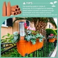 thumbnail image 5 of Juego para uso en interiores y exteriores, flujo de agua ajustable, púas de riego automático de terracota, crecimiento saludable de raíces, regadores automáticos de plantas (10 piezas), 5 of 5