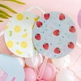 thumbnail image 5 of 4pcs Children Colorful Fruit Prints Fan Handheld Fan Round Mini Hand Fan for Girl Summer Party (Mixed Style), 5 of 5
