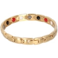 thumbnail image 3 of Pulsera de mujer cadena de mano regalo de cumpleaños pulsera magnética de oro moda impermeable cadena de mano para mujer joyería regalos de aniversario ANGGREK Otros, 3 of 8
