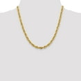 thumbnail image 2 of 14K Yellow Gold chain Rope 20 in 5.4 mm 5.4mm Semi-Solid, 2 of 5