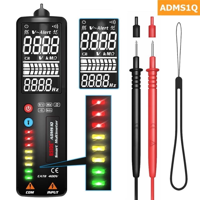 2.4" LCD Voltage Detector Pen Non-contact AC Voltage Tester Volt Ohm Hz Continuity V-Alert Tester With Flashlight ,High Efficiency
