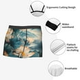 thumbnail image 3 of Kdxio Men's Boxer Briefs with Mountain Lotus Serenity Print - Comfortable and Breathable Underwear for Everyday Wear, 3 of 5