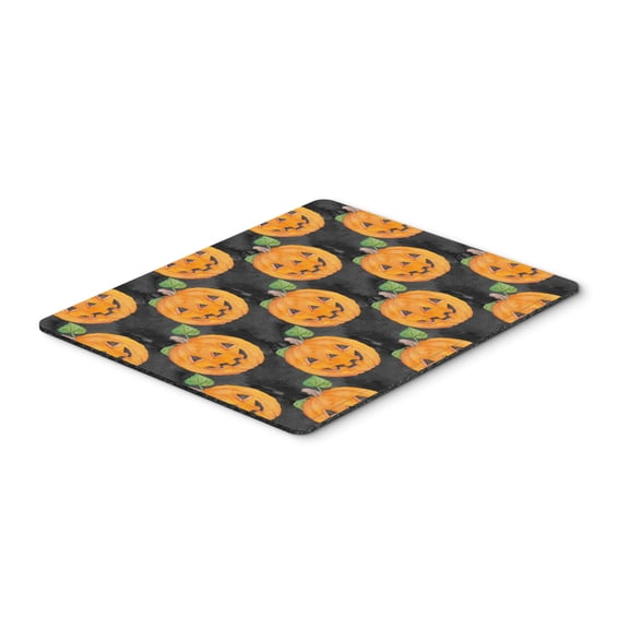 Watecolor Halloween Jack-O-Lantern Mouse Pad Hot Pad or Trivet