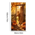 thumbnail image 3 of Iuaoueui Thanksgiving Harvest Door Cover 35 x 71 Inch, Polyester, Thanksgiving Door Cover, Fall Porch, Entryway and Farmhouse Wall Decor, 3 of 6