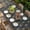 Black, variant on Palm Trees Table Cloths for 4 Foot Rectangle Tables, Summer Tropical Coconut Trees Plants Green Patio Waterproof Elastic Fitted Tablecloths, Washable Rectangular Table Cover for Camping