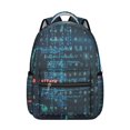 thumbnail image 1 of Physics Biology Students Backpack Science Classroom Educational Wall School Bag with Scientific Formula and Experiment Design, Lightweight and Adjustable Strap, 1 of 6