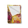 thumbnail image 2 of Fall Soft Flannel Fleece Throw Blanket, Couple Walking at Alley in Autumn Park Rainy Weather Romantic Watercolors Artwork, Cozy Plush for Indoor and Outdoor Use, 70" x 90", Multicolor, by Ambesonne, 2 of 6