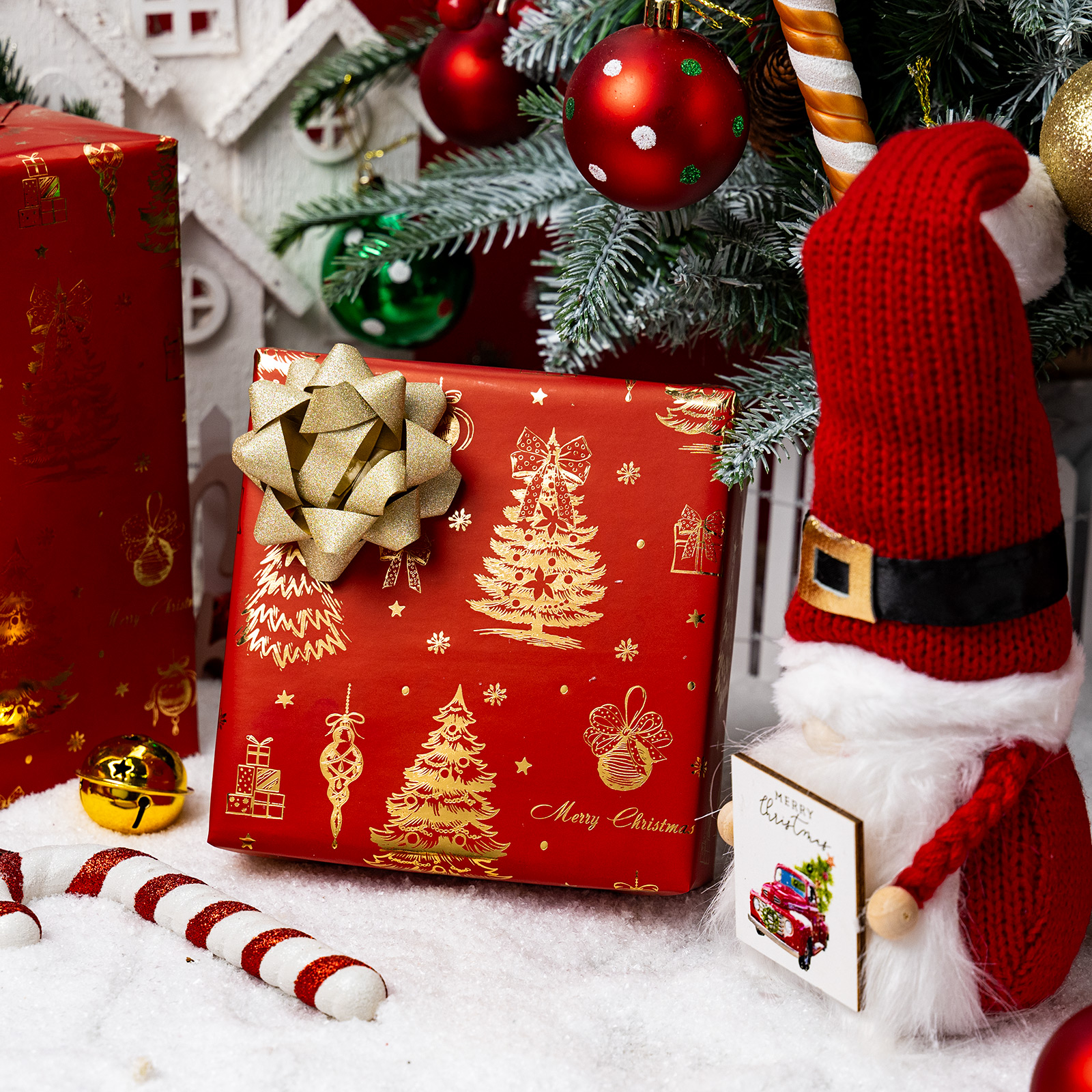 Homeral Christmas Wrapping Paper, 17 Inch x 33 Feet photo 6