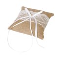 thumbnail image 4 of Bewildely Anillo Cojín Ligero Duradero Lacework Bowknot Anillos de moda Almohada Relleno completo Accesorio de boda fácil de combinar Nupcial Kits de decoración para fiestas Bewildely HA074919-01, 4 of 6