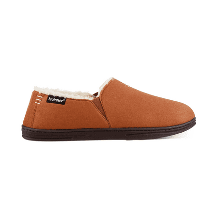 Isotoner Men's Nigel Memory Foam Eco Comfort Slippers, Medium , 8-9