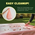 thumbnail image 6 of Simply Bio Compostable Tablecloths for Rectangle Tables (54''x108'', 10 Count) Disposable Rectangular Tablecloth Anti-Plastic Table Cover for Outdoor, Party, Picnic, Wedding, Pink, 6 of 9