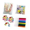 thumbnail image 2 of Abbracc 25 Pcs Œufs de Pâques Œufs Décoratifs Colorés pour Enfant Décorations Suspendues, 2 of 9