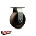 thumbnail image 2 of 5 Inch High Temp Glass Filled Nylon Wheel Rigid Caster with Roller Bearing SCC, 2 of 2