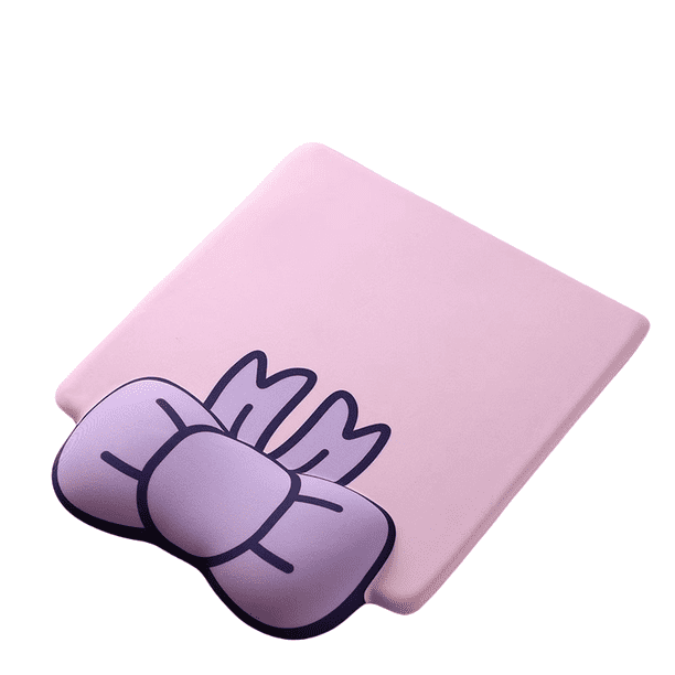 Alfombrilla de ratón con reposamuñecas ergonómica de 26 x 21 cm, espuma viscoelástica