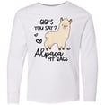 thumbnail image 3 of Inktastic Gigi's You Say Alpaca My Bags Long Sleeve Youth T-Shirt, 3 of 5