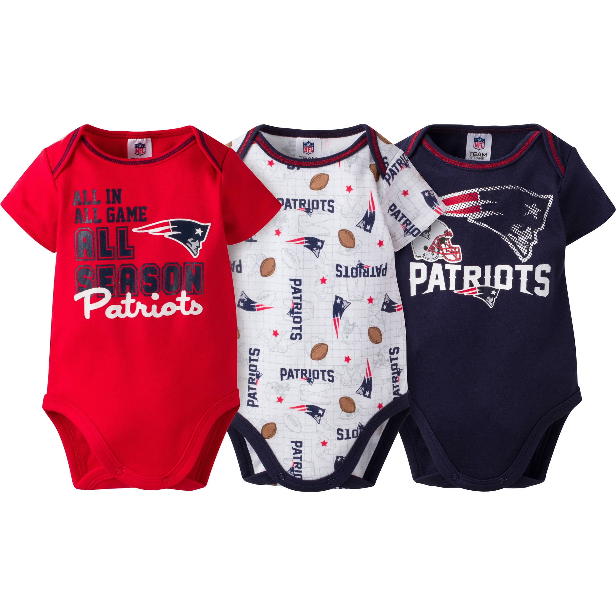NFL Boys 3 Pack Short Sleeve T Shirt Pack
