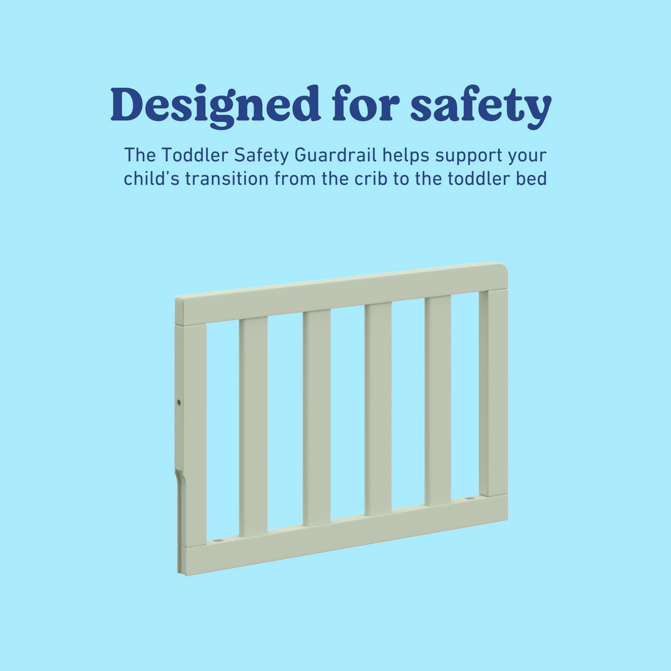 Graco Universal Toddler Guardrail (Slats) - Sage