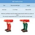 thumbnail image 3 of Akiihool Girls Socks Girls Ruffle Socks Toddler Dress Sock Turn Socks (Red,3-12 Years), 3 of 3