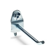 Triton Products 2-1/2 inch Single Rod Steel Pegboard Hook, 30-Degree Bend, 10pk