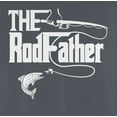 thumbnail image 2 of Old Glory Mens Father's Day Rod Father Fishing Long Sleeve Graphic T Shirt, 2 of 6