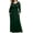 Green, variant on Women's Plus Size Casual Long Sleeve Dress Crewneck Loose Maxi Dress with Pockets 2X-5X