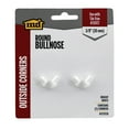 thumbnail image 3 of M-D Building Products 32038 3/8 in. Bright White Aluminum Bullnose Outside Corner, 3 of 5