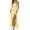 Yellow, variant on XFeng Prom Dresses for Women Cowl Neck Satin Party Dresses with Slit Long Pleated Spaghetti Straps Formal Evening Gowns