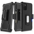 thumbnail image 6 of for Samsung Galaxy A52 5G Card Slot Holster Phone Case Heavy Duty Shock Absorption Kickstand Armor Case with Belt Swivel Clip Cover with Tempered Glass, 6 of 6
