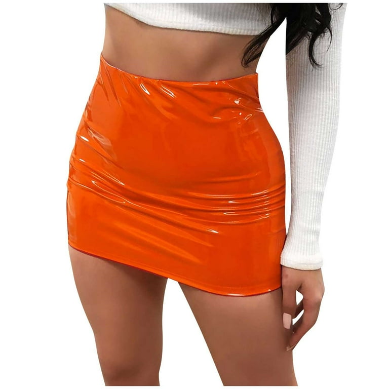 WOMEN SP INCISION SKIRT 完売品　しま JNGSA Woman's Causal Skirt Sexy Ultrashort Skirt Solid Color