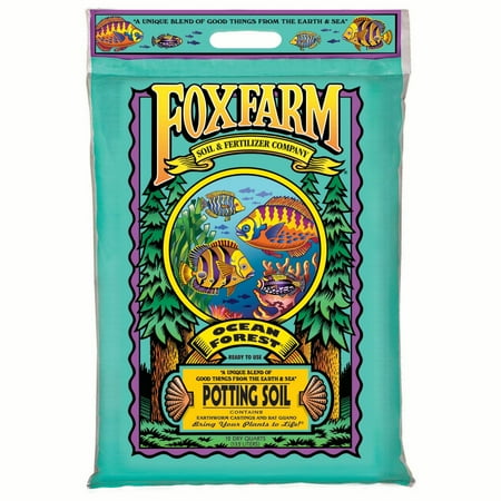 FOXFARM FX14053 12 Quart Ocean Forest Organic Potting Soil Mix - 6.3-6.8 pH