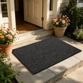 thumbnail image 3 of Cadancy Doormat Woven Texture Non Slip Backing Entryway Rug for Front Door Mudroom Patio Low Profile Absorbent Floor Mat Machine Washable Home Kitchen Accent Carpet Pad, 3 of 8