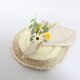 thumbnail image 4 of Servilleteros Leaf Con Hebilla Floral De Perlas. Soporte Para Servilleteros Farmhouse. Bodas. Decoración De Mesa Para Todo El Año., 4 of 7