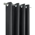 thumbnail image 5 of Thermaplus Alpine Blackout Grommet Curtain Panel 52 x 63 in Charcoal, 5 of 5