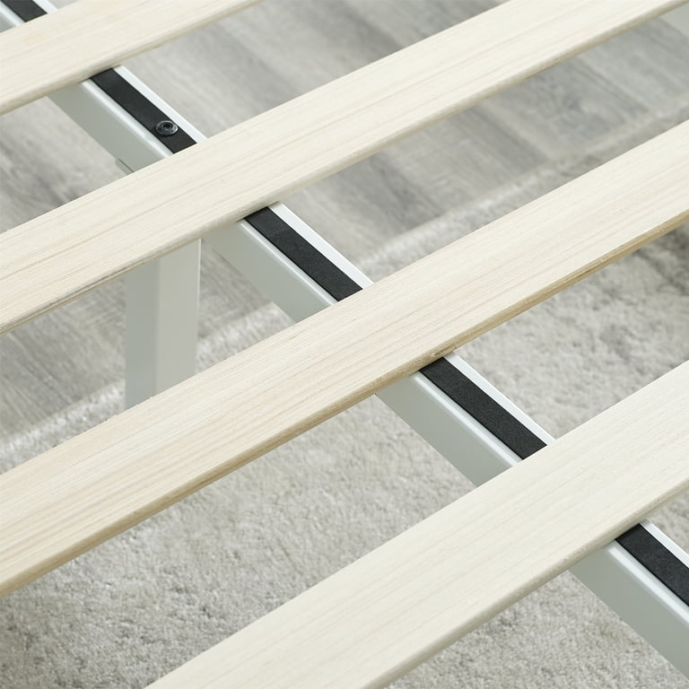 Mainstays slat metal bed frame deals