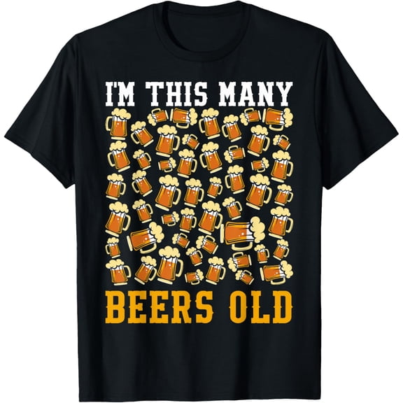 Exquisite and comfortable-50 Year Old Birthday Gifts for Men Beer 50th Birthday Beer T-Shirt