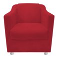 thumbnail image 2 of Set de puff y sillón Tilla B - Rojo WEIK Tilla, 2 of 5