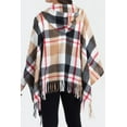 thumbnail image 4 of Ganz Woodland Plaid Woven Hooded Wrap - Sage Green (WRP9007-SAGE), 4 of 6
