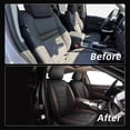 thumbnail image 3 of LAONNVIR Car Seat Covers Fit for Honda Civic 2020-2025: 5 Seats Full Set Breathable Leather Automotive Seat Protectors,Red Full Set(2 Row 5 Seats), 3 of 10