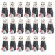 thumbnail image 1 of Abastado 20 piezas de videovigilancia macho BNC conector adaptador enchufe Jack para cámara CCTV, 1 of 8