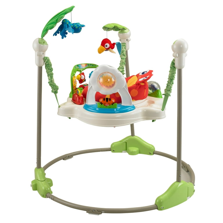 Fisher-Price Rainforest Jumperoo Baby Bouncer, Interactive Fisher-Price Rainforest Jumperoo Baby Bouncer, Interactive