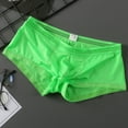 thumbnail image 4 of B91xZ Men's Woven Boxers Loose, Breathable & Lightweight Boxer Shorts,Green L, 4 of 5