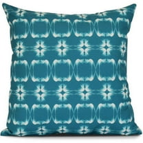 Simply Daisy, Summer Picnic, Geometric Print Outdoor Pillow