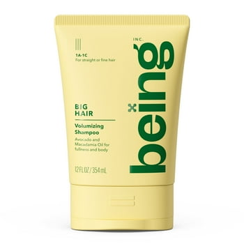 being BIG HAIR Volumizing Shampoo with Avocado and Macadamia Oil, 12 fl oz