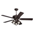 thumbnail image 3 of Kathy Ireland Home By Luminance Brands Lk40 3 Light Boardwalk Cage Ceiling Fan Light Kit -, 3 of 3